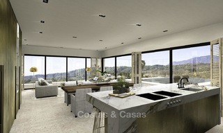 Gloednieuwe moderne luxe villa met panoramisch zeezicht te koop in Benahavis - Marbella 12539 