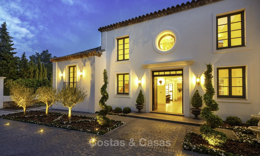 Indrukwekkende en unieke eigentijdse luxe villa met spectaculair zeezicht te koop in Sierra Blanca, Golden Mile, Marbella 12577