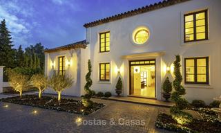 Indrukwekkende en unieke eigentijdse luxe villa met spectaculair zeezicht te koop in Sierra Blanca, Golden Mile, Marbella 12577 