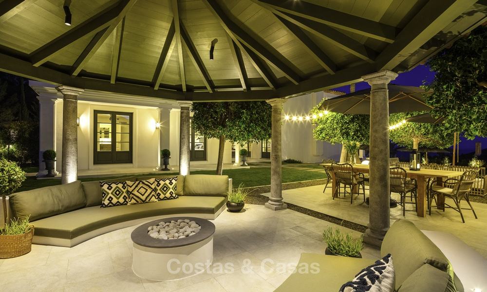 Indrukwekkende en unieke eigentijdse luxe villa met spectaculair zeezicht te koop in Sierra Blanca, Golden Mile, Marbella 12580