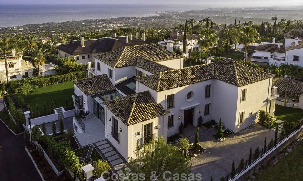 Indrukwekkende en unieke eigentijdse luxe villa met spectaculair zeezicht te koop in Sierra Blanca, Golden Mile, Marbella 12581