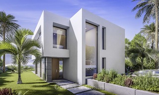 Stijlvolle nieuwe moderne luxe villa's met zeezicht te koop, Manilva, Costa del Sol 12913 