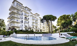 Aantrekkelijk penthouse appartement met adembenemend zeezicht te koop, in een strandcomplex te Puerto Banus, Marbella 13235 