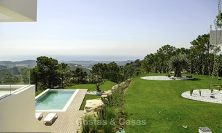 Prachtige nieuwe eigentijdse luxe villa's met panoramisch zeezicht te koop, Benahavis, Marbella 13440 