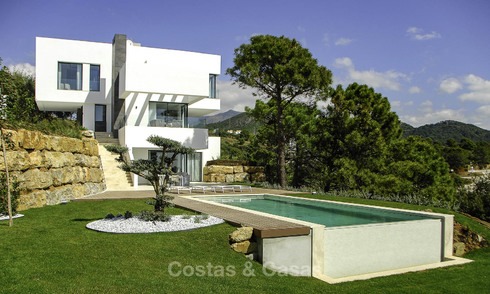 Prachtige nieuwe eigentijdse luxe villa's met panoramisch zeezicht te koop, Benahavis, Marbella 13441