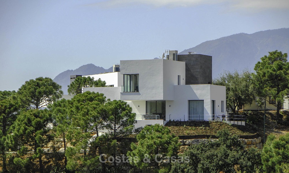 Prachtige nieuwe eigentijdse luxe villa's met panoramisch zeezicht te koop, Benahavis, Marbella 13449