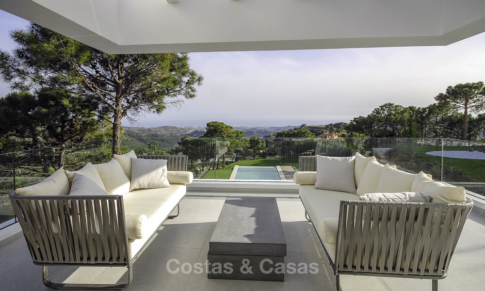 Prachtige nieuwe eigentijdse luxe villa's met panoramisch zeezicht te koop, Benahavis, Marbella 13452