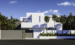 Nieuwe moderne vrijstaande luxe villa's te koop op de New Golden Mile, tussen Marbella en Estepona 13507 