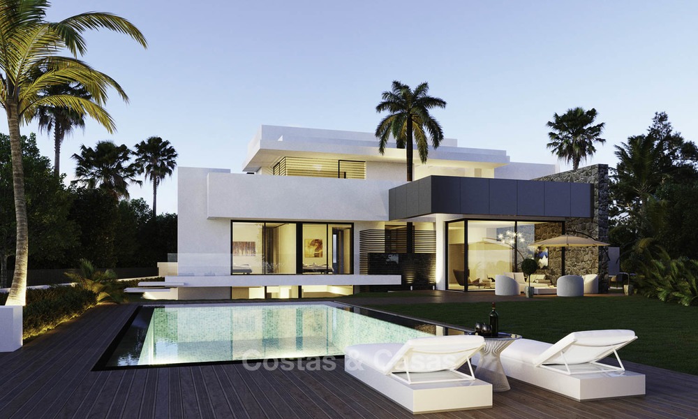 Nieuwe moderne vrijstaande luxe villa's te koop op de New Golden Mile, tussen Marbella en Estepona 13508