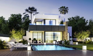 Nieuwe moderne vrijstaande luxe villa's te koop op de New Golden Mile, tussen Marbella en Estepona 13516 