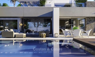 Nieuwe moderne vrijstaande luxe villa's te koop op de New Golden Mile, tussen Marbella en Estepona 13522 