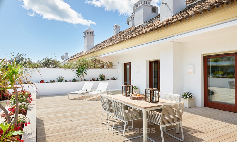 Luxe penthouse appartement te koop op de Golden Mile tussen Marbella en Puerto Banus 13561
