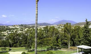 Mooi perceel bouwgrond met goedgekeurde vergunning te koop, direct aan de golfbaan, Nueva Andalucia, Marbella 13826 