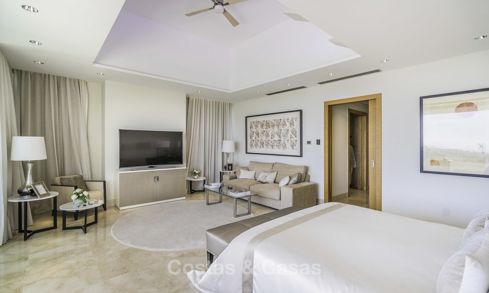 Verbluffend super deluxe 5 slaapkamer penthouse appartement met panoramisch zeezicht te koop in Sierra Blanca op de Golden Mile, Marbella 14279