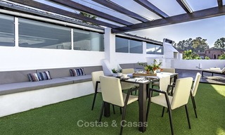 Gigantisch, zeer stijlvol 4-slaapkamer penthouse appartement te koop, in een prestigieus strandcomplex in Marbella - Estepona 14355 