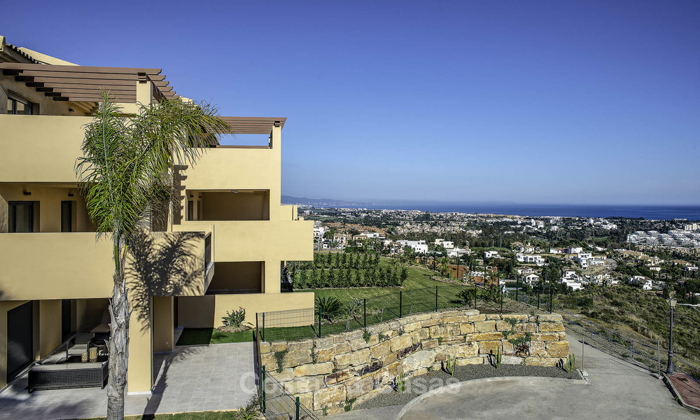 Te koop: instapklare, charmante luxe appartementen in Andalusische stijl, met adembenemend zeezicht, Benahavis - Marbella 14848