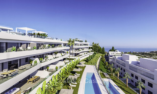 Elegante nieuwe eigentijdse appartementen en penthouses met adembenemend zeezicht te koop in Estepona 14992 