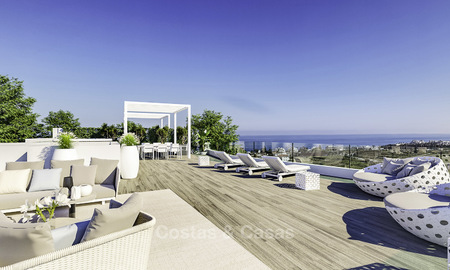 Elegante nieuwe eigentijdse appartementen en penthouses met adembenemend zeezicht te koop in Estepona 14996