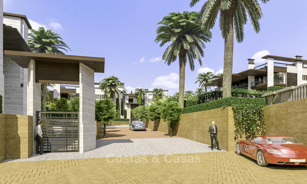 Nieuwe supergrote moderne luxe villa's te koop, op loopafstand van Puerto Banus in Nueva Andalucia in Marbella 15299