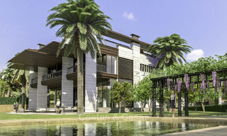 Nieuwe supergrote moderne luxe villa's te koop, op loopafstand van Puerto Banus in Nueva Andalucia in Marbella 15309 