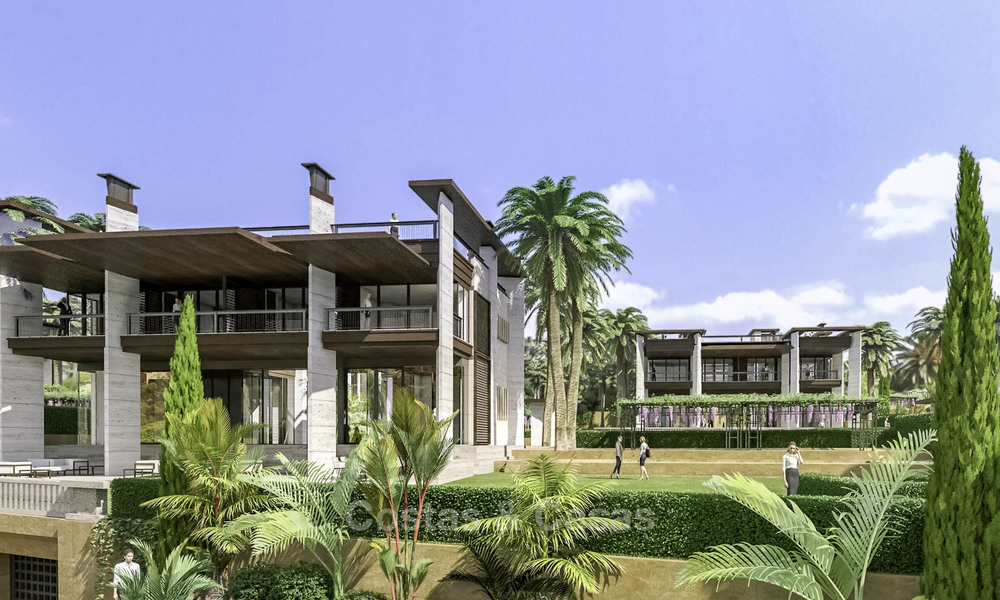 Nieuwe supergrote moderne luxe villa's te koop, op loopafstand van Puerto Banus in Nueva Andalucia in Marbella 15312