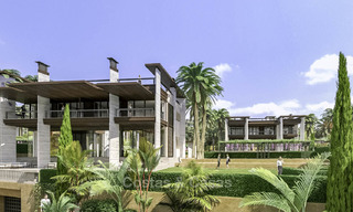 Nieuwe supergrote moderne luxe villa's te koop, op loopafstand van Puerto Banus op de Golden Mile in Marbella 15312 