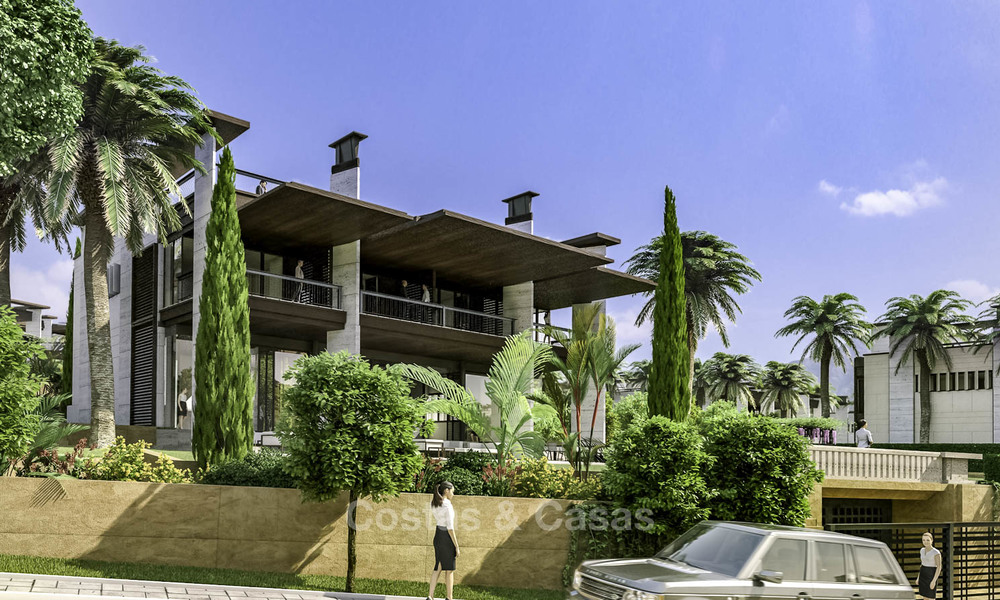 Nieuwe supergrote moderne luxe villa's te koop, op loopafstand van Puerto Banus in Nueva Andalucia in Marbella 15314