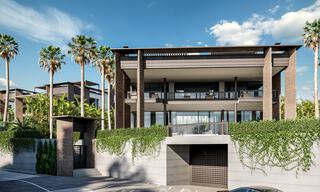 Nieuwe supergrote moderne luxe villa's te koop, op loopafstand van Puerto Banus op de Golden Mile in Marbella 29461 