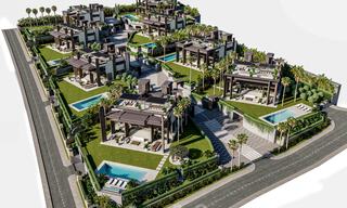 Nieuwe supergrote moderne luxe villa's te koop, op loopafstand van Puerto Banus in Nueva Andalucia in Marbella 29467 