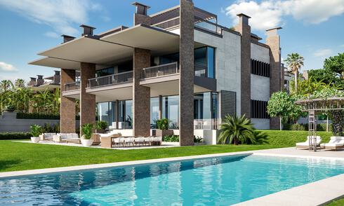 Laatste villa! Nieuwe supergrote moderne luxe villa's te koop, op loopafstand van Puerto Banus in Nueva Andalucia in Marbella 29468