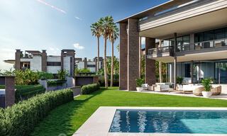 Nieuwe supergrote moderne luxe villa's te koop, op loopafstand van Puerto Banus op de Golden Mile in Marbella 29470 