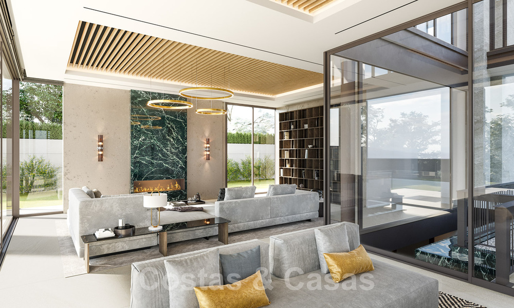 Nieuwe supergrote moderne luxe villa's te koop, op loopafstand van Puerto Banus in Nueva Andalucia in Marbella 29475