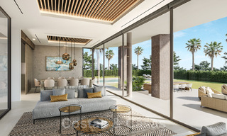 Nieuwe supergrote moderne luxe villa's te koop, op loopafstand van Puerto Banus op de Golden Mile in Marbella 29476 
