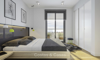 Aantrekkelijke nieuwe moderne appartementen met zeezicht te koop in Estepona 15337 