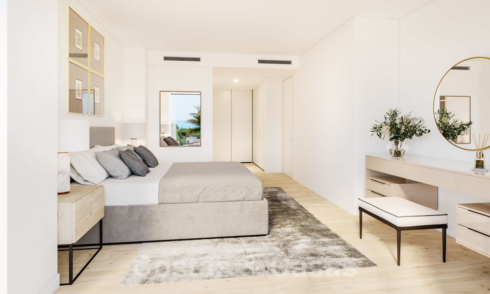 Nieuwe luxueuze appartementen direct aan de golfbaan te koop, met prachtig zee- en golfzicht, Oost-Marbella 22190