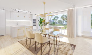 Nieuwe luxueuze appartementen direct aan de golfbaan te koop, met prachtig zee- en golfzicht, Oost-Marbella 22194 