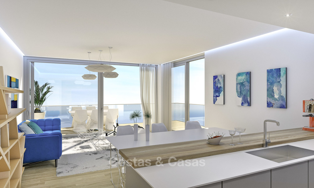 Laatste beschikbare nieuwe penthouse in een hedendaags luxe complex te koop, met spectaculair zeezicht in Benalmadena 16745