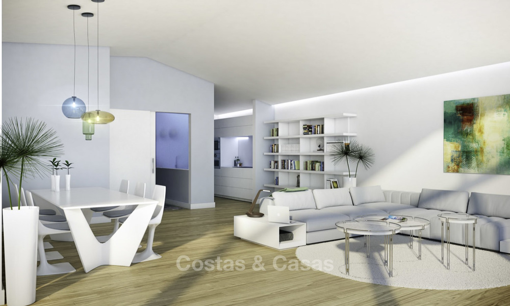 Laatste beschikbare nieuwe penthouse in een hedendaags luxe complex te koop, met spectaculair zeezicht in Benalmadena 16758