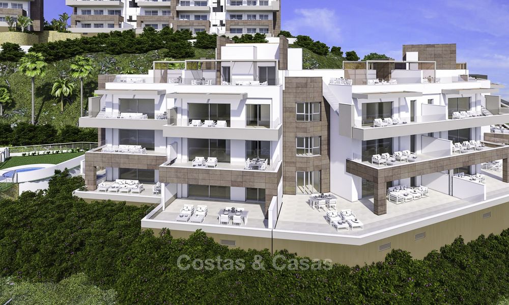Moderne luxe-appartementen en penthouses te koop in een prachtig golfresort in Mijas, Costa del Sol. Laatste appartement! 16654