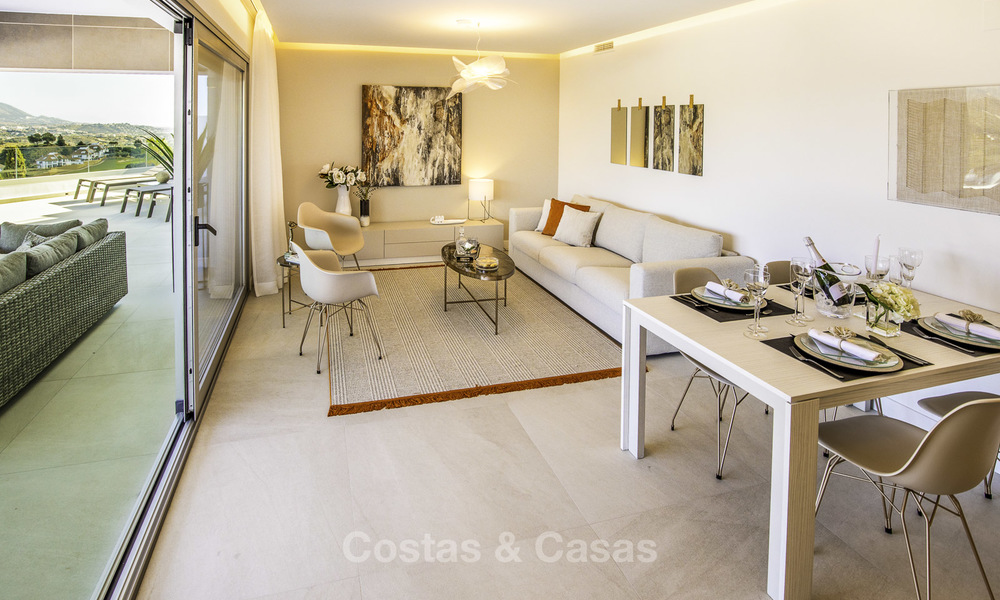 Moderne luxe-appartementen en penthouses te koop in een prachtig golfresort in Mijas, Costa del Sol. Laatste appartement! 16667