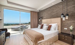Prachtige eigentijdse luxe villa met uitzicht op zee en bergen te koop, Benahavis - Marbella 27999 