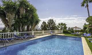 Te koop: eerstelijns golf schakelvilla met 4 slaapkamers op een golfdomein en met zeezicht, in Benahavis - Marbella 16339 