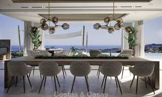 Uitzonderlijke, avant-gardistische luxe villa met adembenemend zeezicht te koop, Benahavis - Marbella 16367 