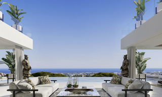 Uitzonderlijke, avant-gardistische luxe villa met adembenemend zeezicht te koop, Benahavis - Marbella 16380 