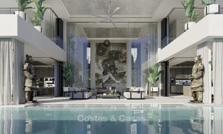 Uitzonderlijke, avant-gardistische luxe villa met adembenemend zeezicht te koop, Benahavis - Marbella 16384 