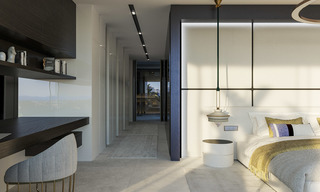 Uitzonderlijke, avant-gardistische luxe villa met adembenemend zeezicht te koop, Benahavis - Marbella 20727 