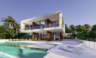 Nieuwe moderne villa te koop, eerstelijns golf in een top golfresort in Estepona, dichtbij de stad, strand en jachthaven 16388 
