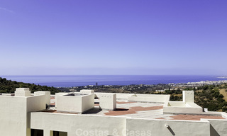 Modern 3-slaapkamer appartement met zicht op de Middellandse Zee, Marbella en de kustlijn tot aan de Straat van Gibraltar en Afrika 16973 