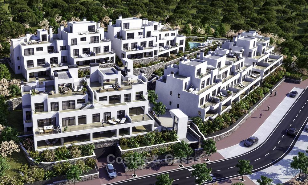 Prachtige nieuwe moderne appartementen te koop, op loopafstand van alle voorzieningen en het centrum van Marbella 17049