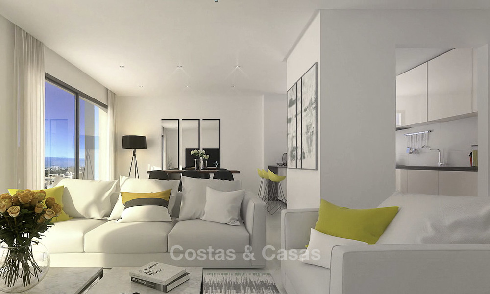 Prachtige nieuwe moderne appartementen te koop, op loopafstand van alle voorzieningen en het centrum van Marbella 17057